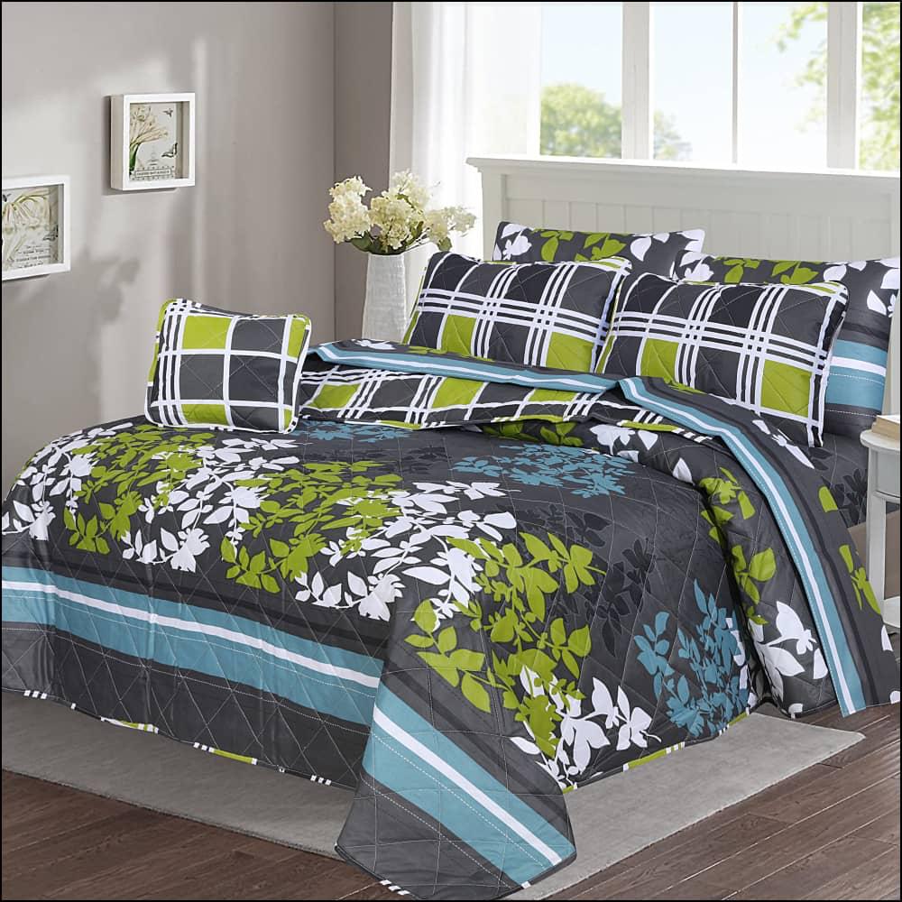 7 Pcs Comforter Set King Size Design KCC 012