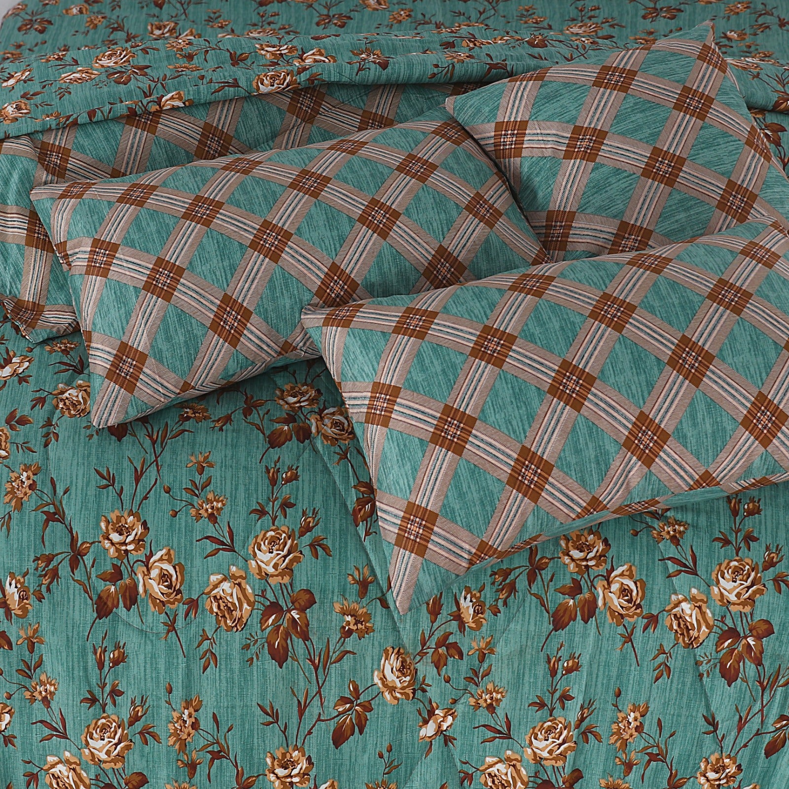 7 Pcs Comforter Set King Size Design KCC 015