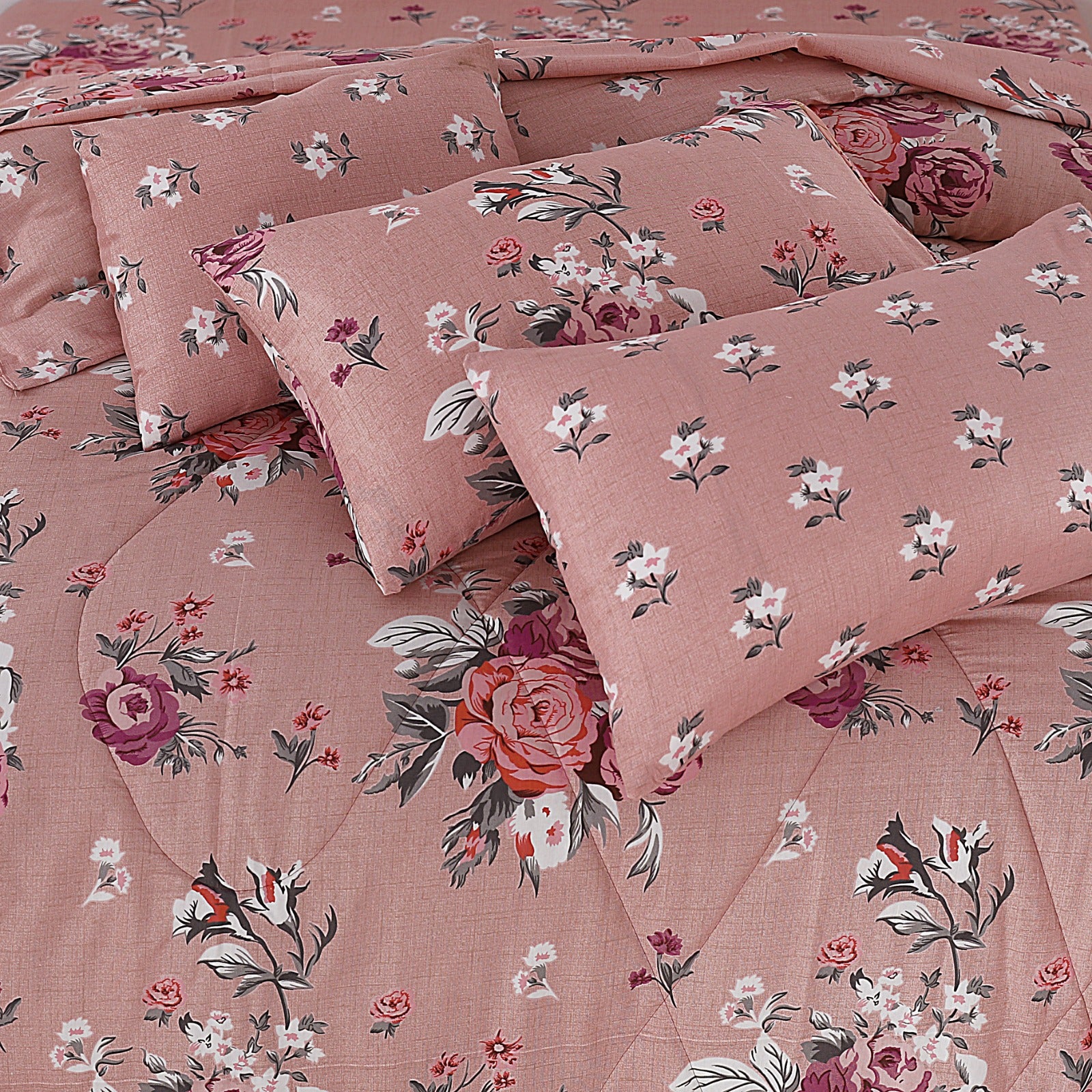 7 Pcs Comforter Set King Size Design KCC 013