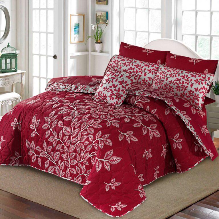 7 Pcs Comforter Set King Size Design KCC 028