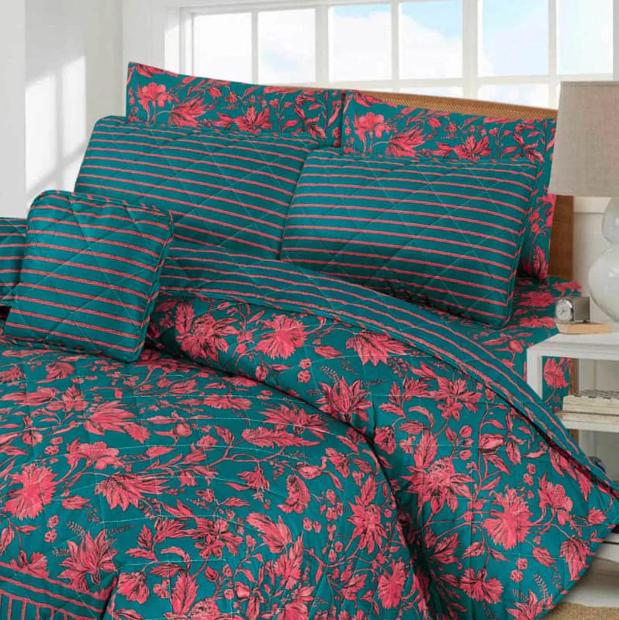 7 Pcs Comforter Set King Size Design KCC 054