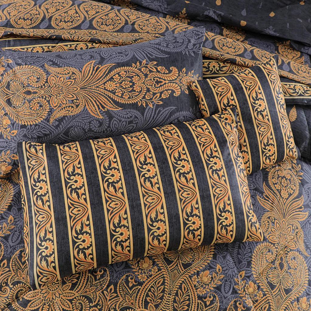 7 Pcs Comforter Set King Size Design KCC 036