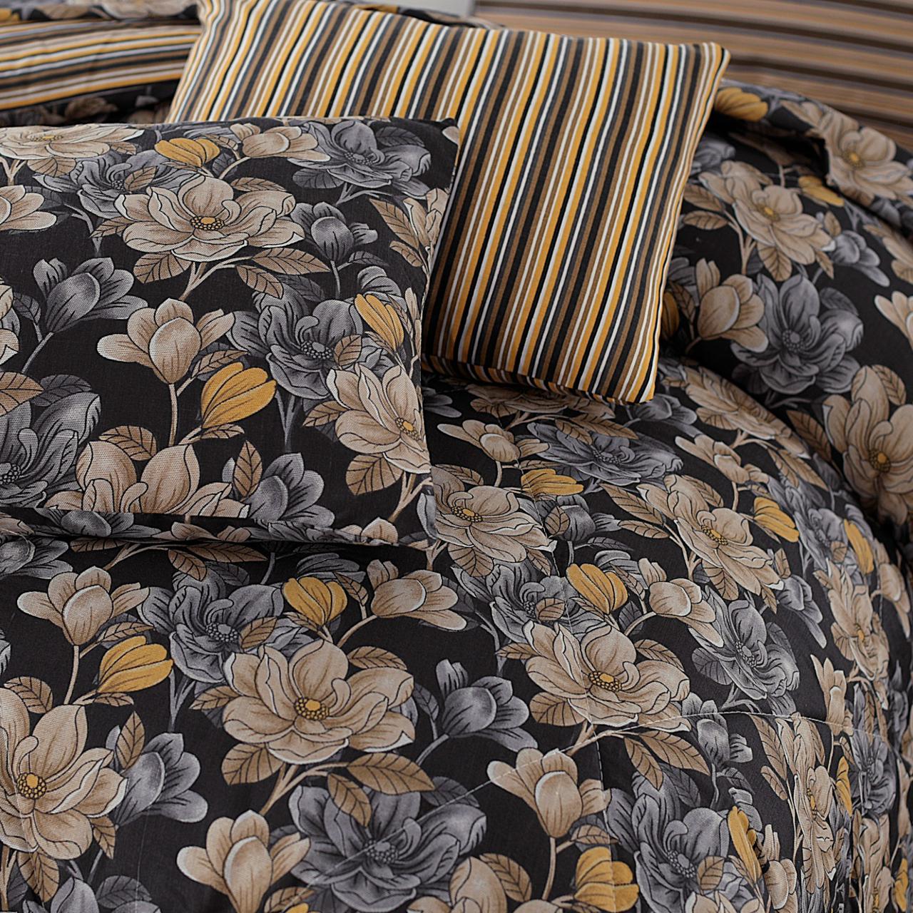 7 Pcs Comforter Set King Size Design KCC 040