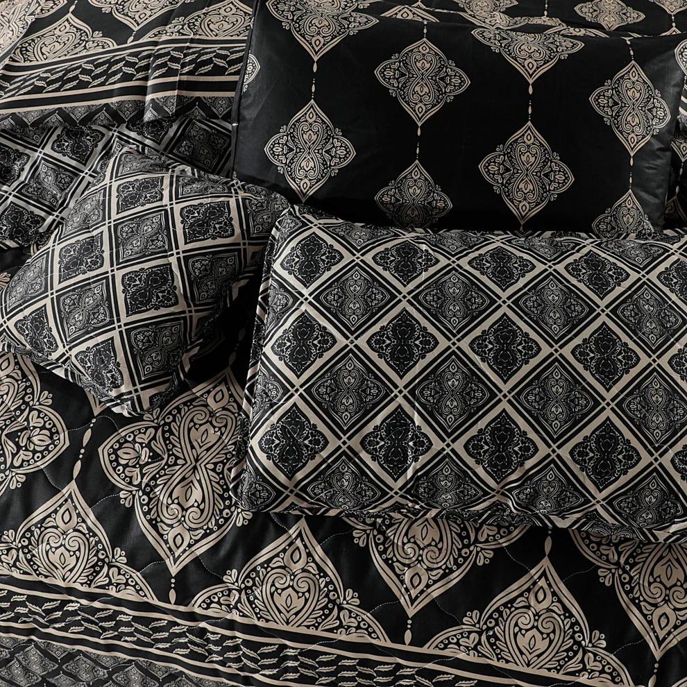 7 Pcs Comforter Set King Size Design KCC 024