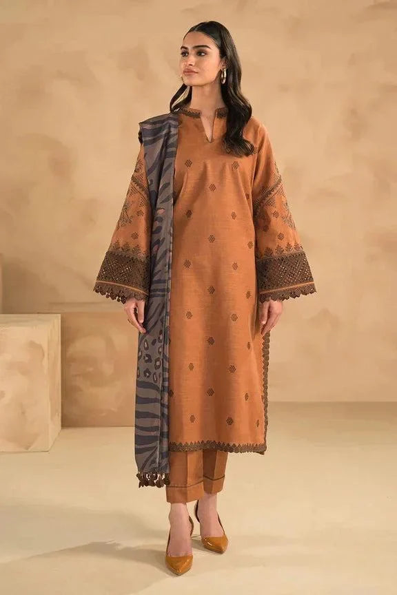 Eid special 3pc emb lawn ES 510
