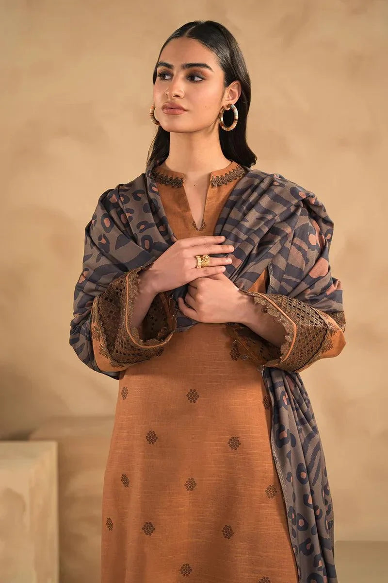 3 Pcs Embroidery Lawn