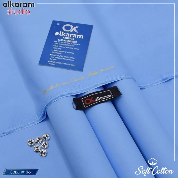 Alkaram  Unstitch Premium – Soft cotton Pashmina Fabric AKW 525