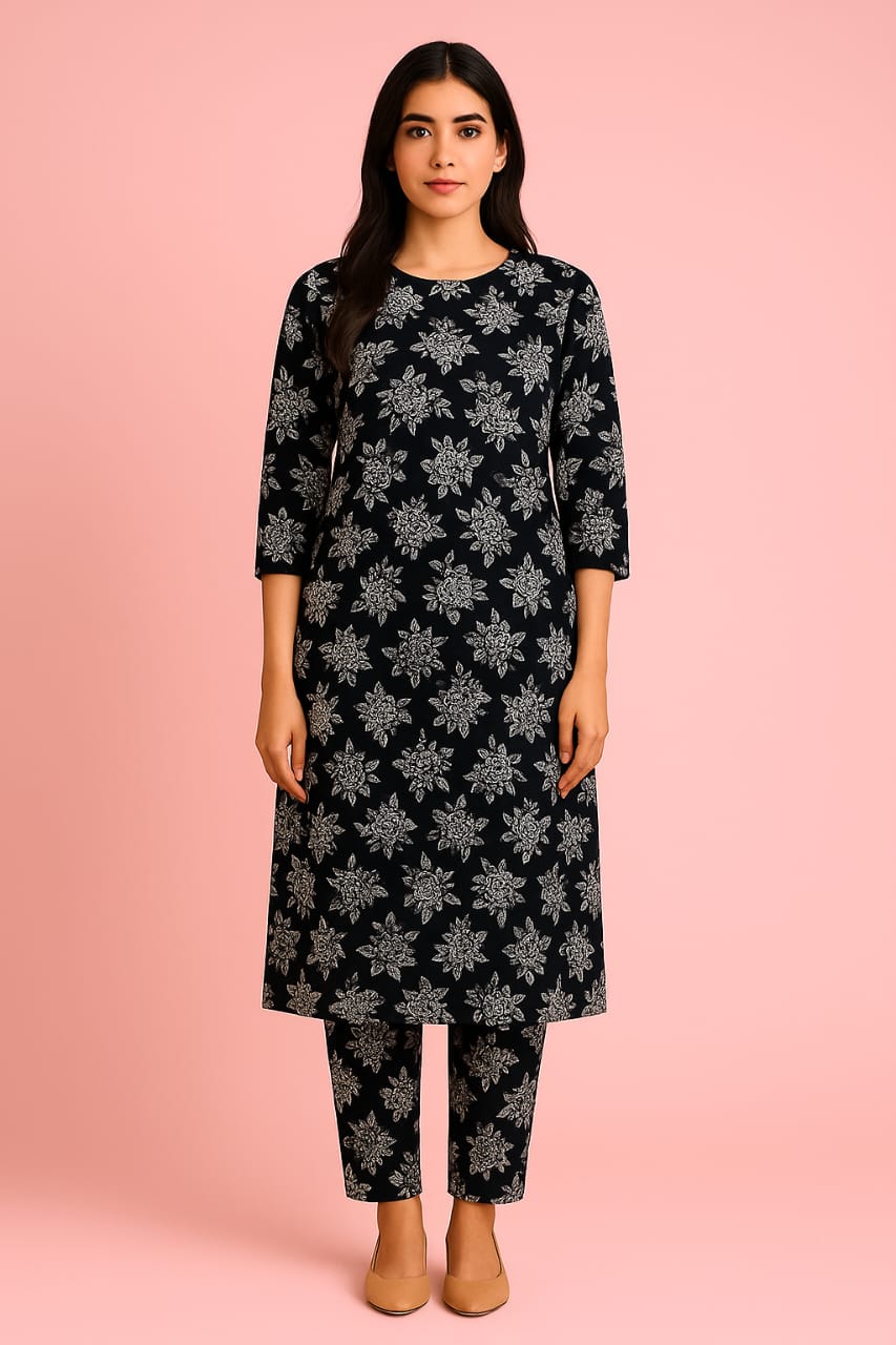 2 Pcs Unstitched Digital Print Suit AKS-069