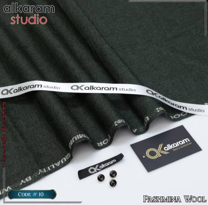 Alkaram Winter Unstitch Premium – Soft Pashmina Wool Fabric AKW 512