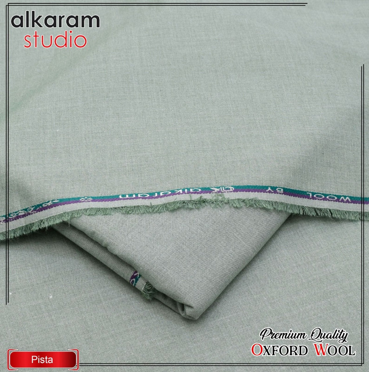 Alkaram Winter Unstitch Premium – Soft Pashmina Wool Fabric AKW 545
