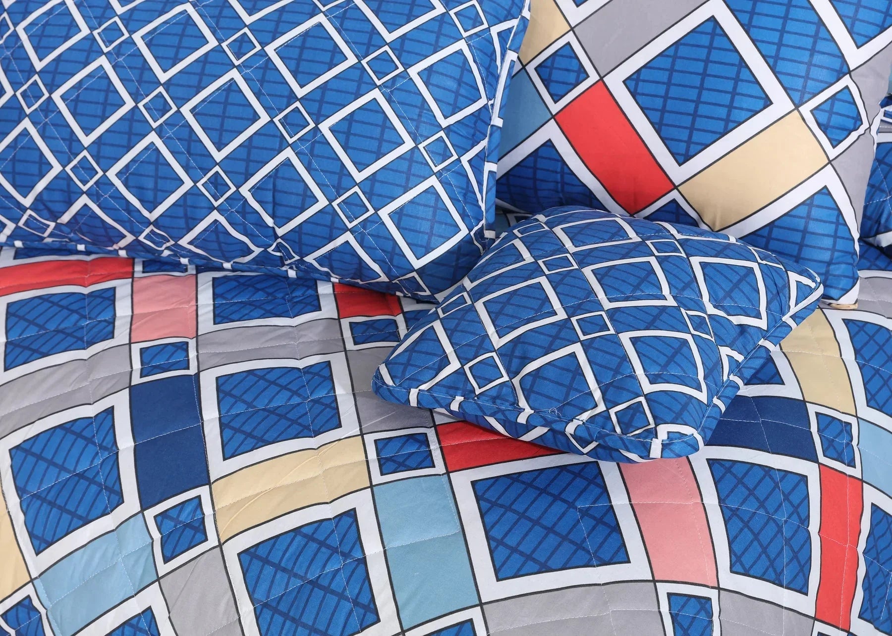 7 Pcs Comforter Set King Size Design KCC 011