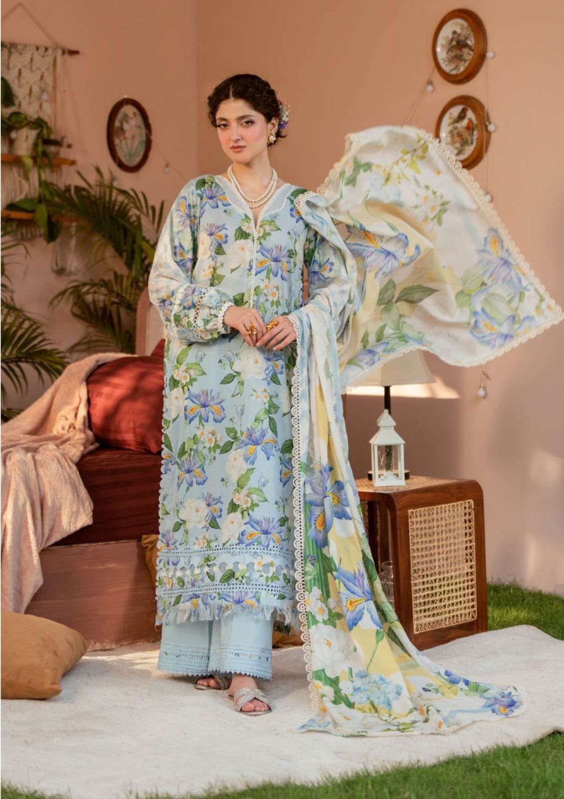 3pc Lawn Digital Print LDP 776