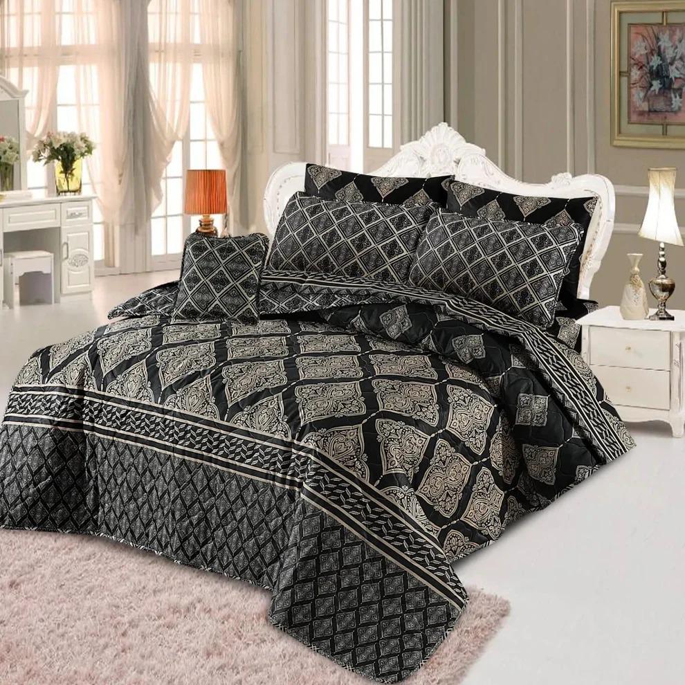 7 Pcs Comforter Set King Size Design KCC 024