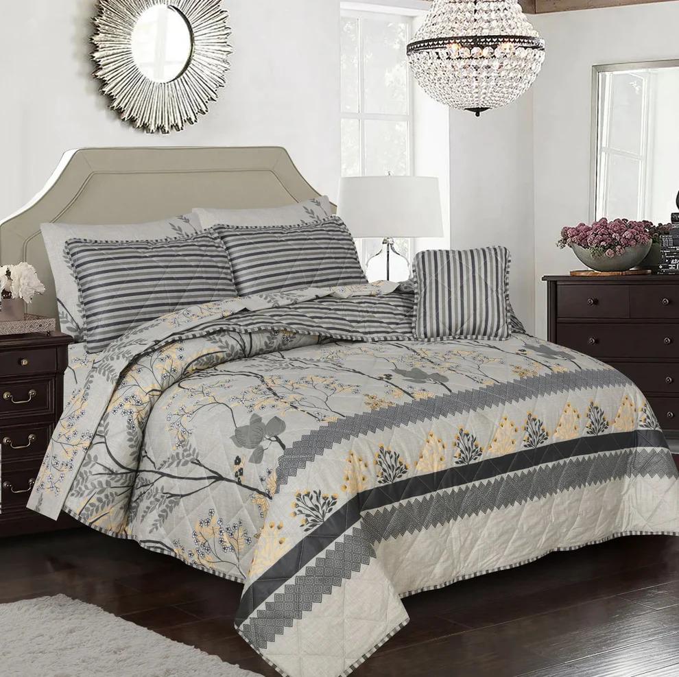 7 Pcs Comforter Set King Size Design KCC 034