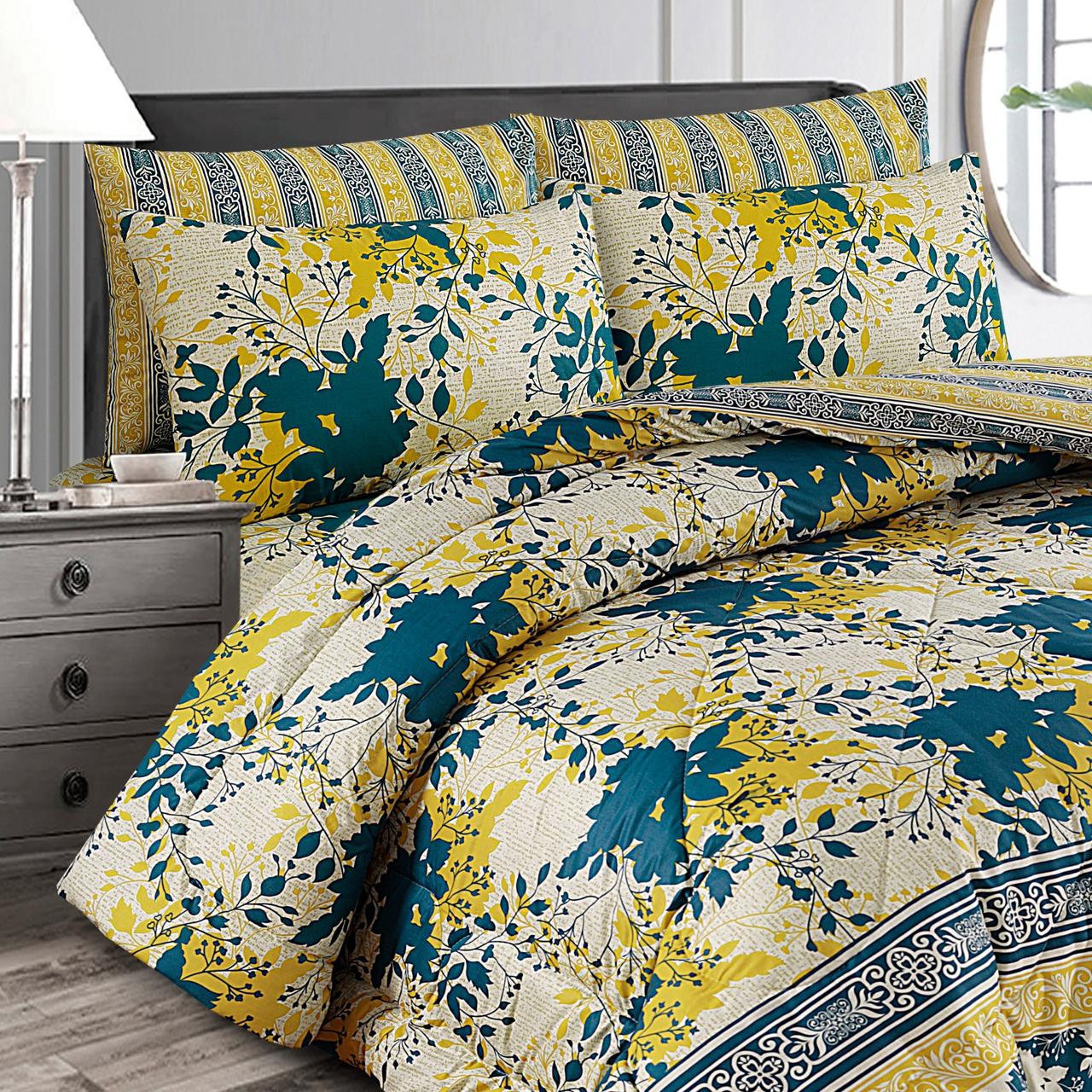 7 Pcs Comforter Set King Size Design KCC 032