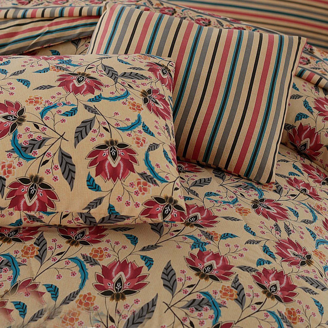 7 Pcs Comforter Set King Size Design KCC 041