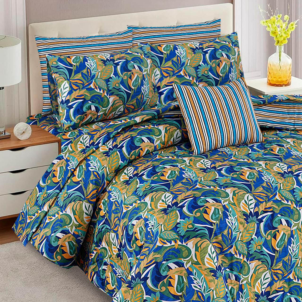 7 Pcs Comforter Set King Size Design KCC 033
