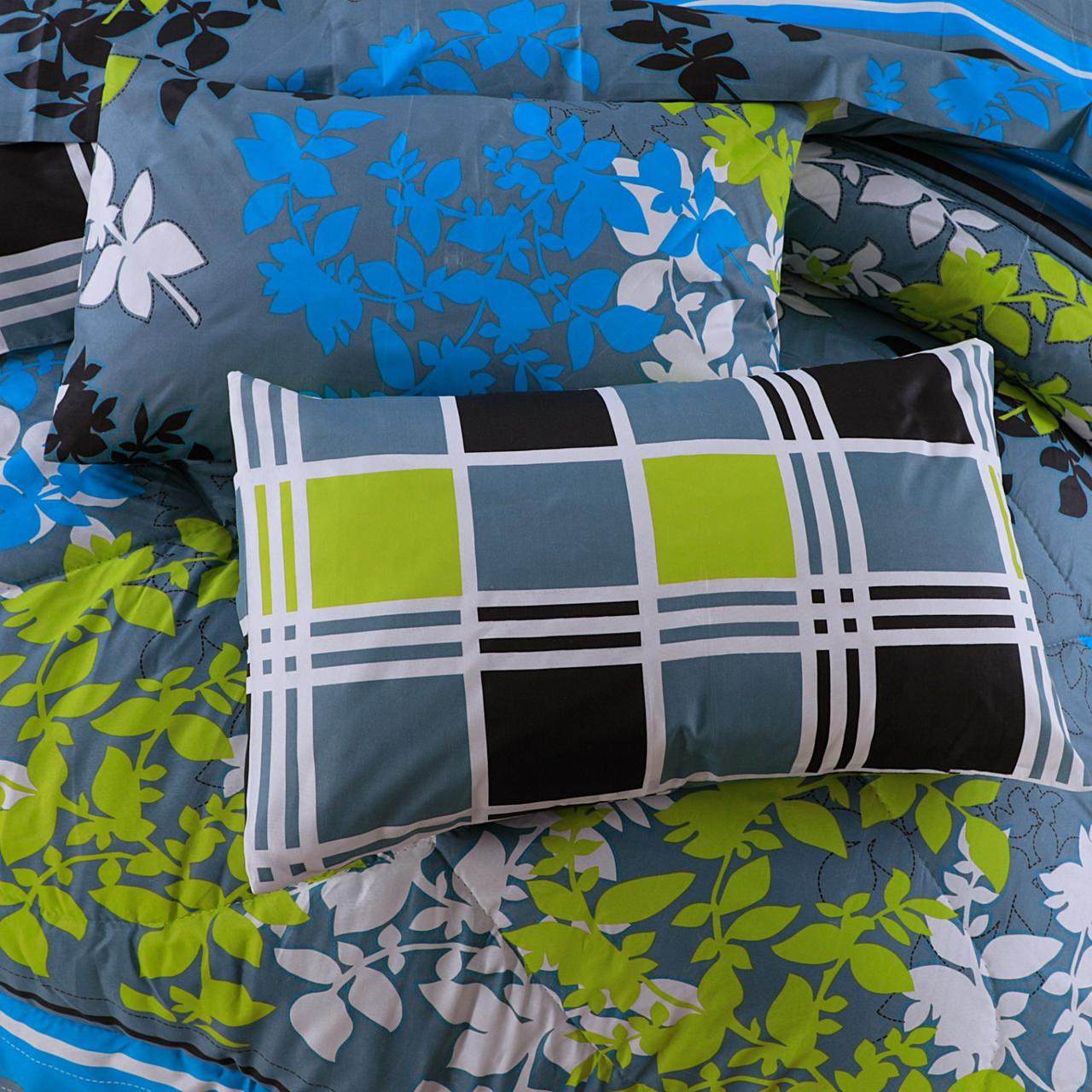 7 Pcs Comforter Set King Size Design KCC 012