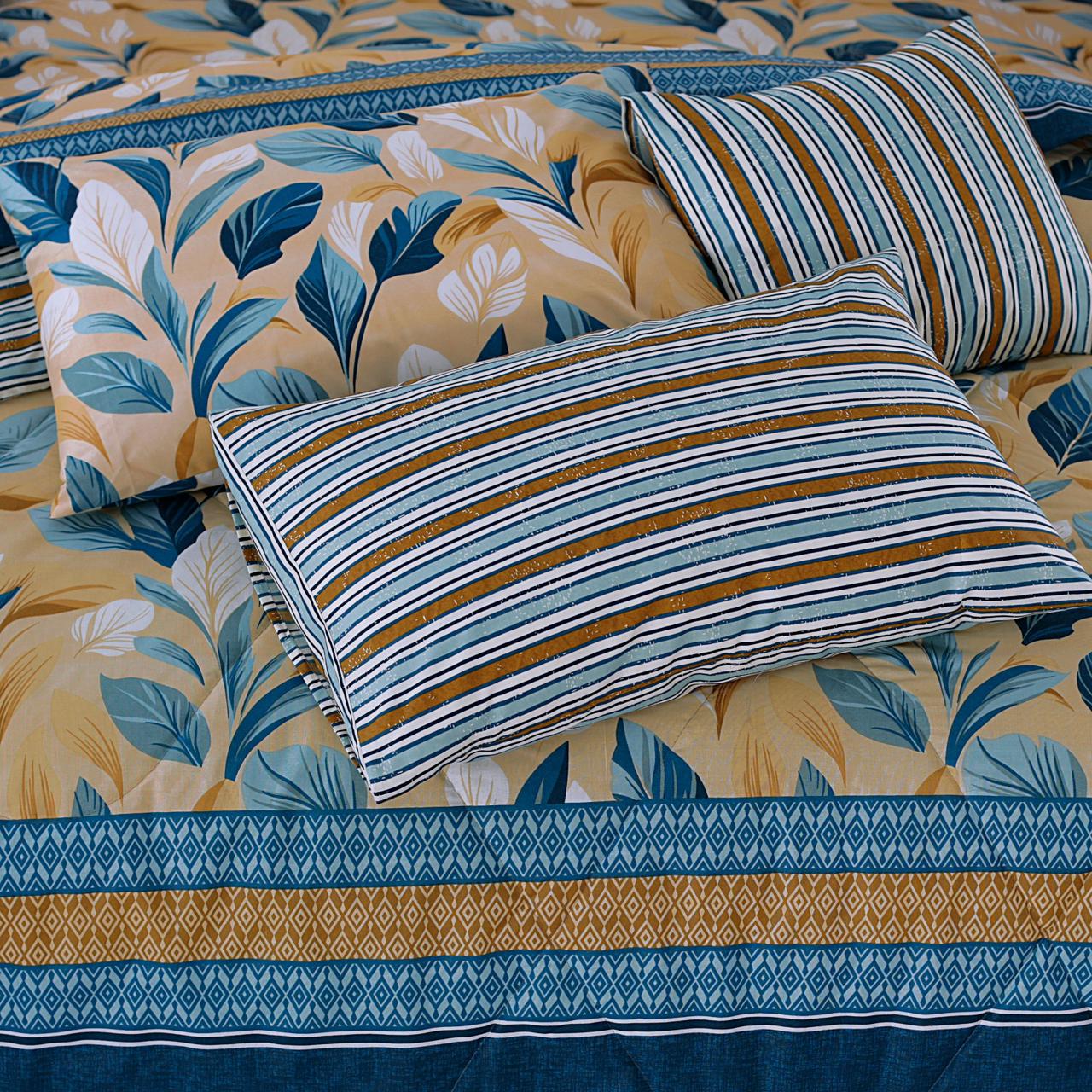 7 Pcs Comforter Set King Size Design KCC 022