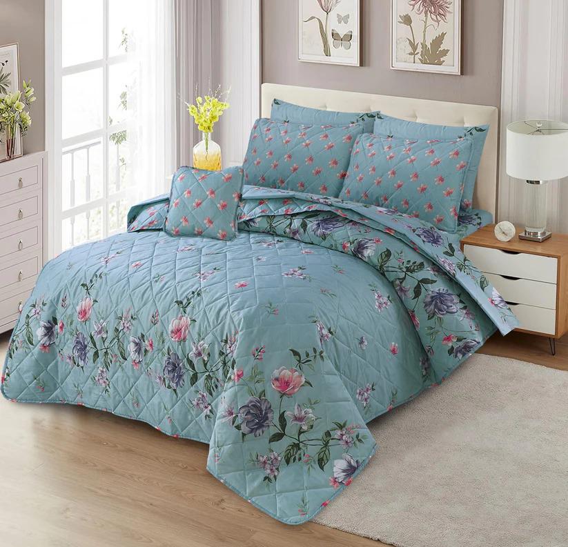 7 Pcs Comforter Set King Size Design KCC 029