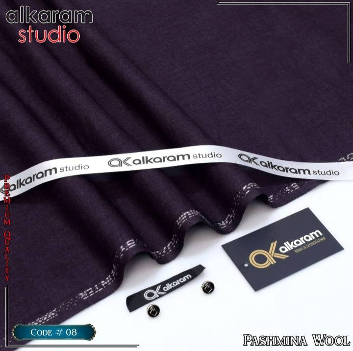 Alkaram Winter Unstitch Premium – Soft Pashmina Wool Fabric AKW 515
