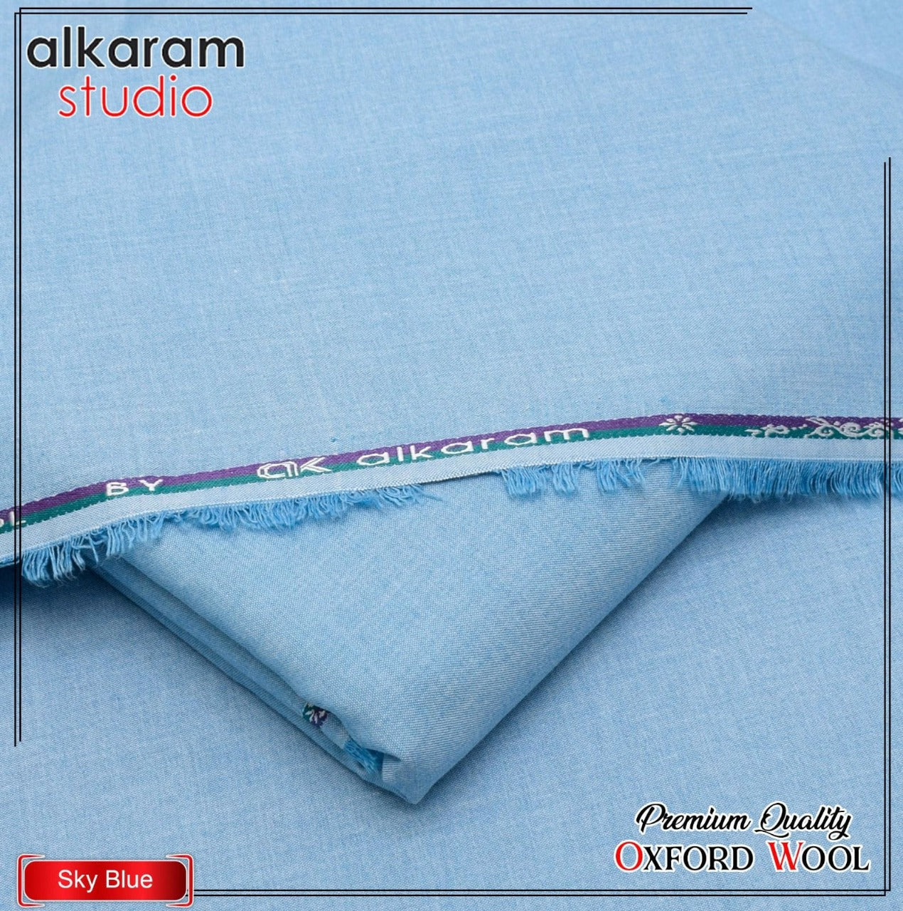 Alkaram Winter Unstitch Premium – Soft Pashmina Wool Fabric AKW 557