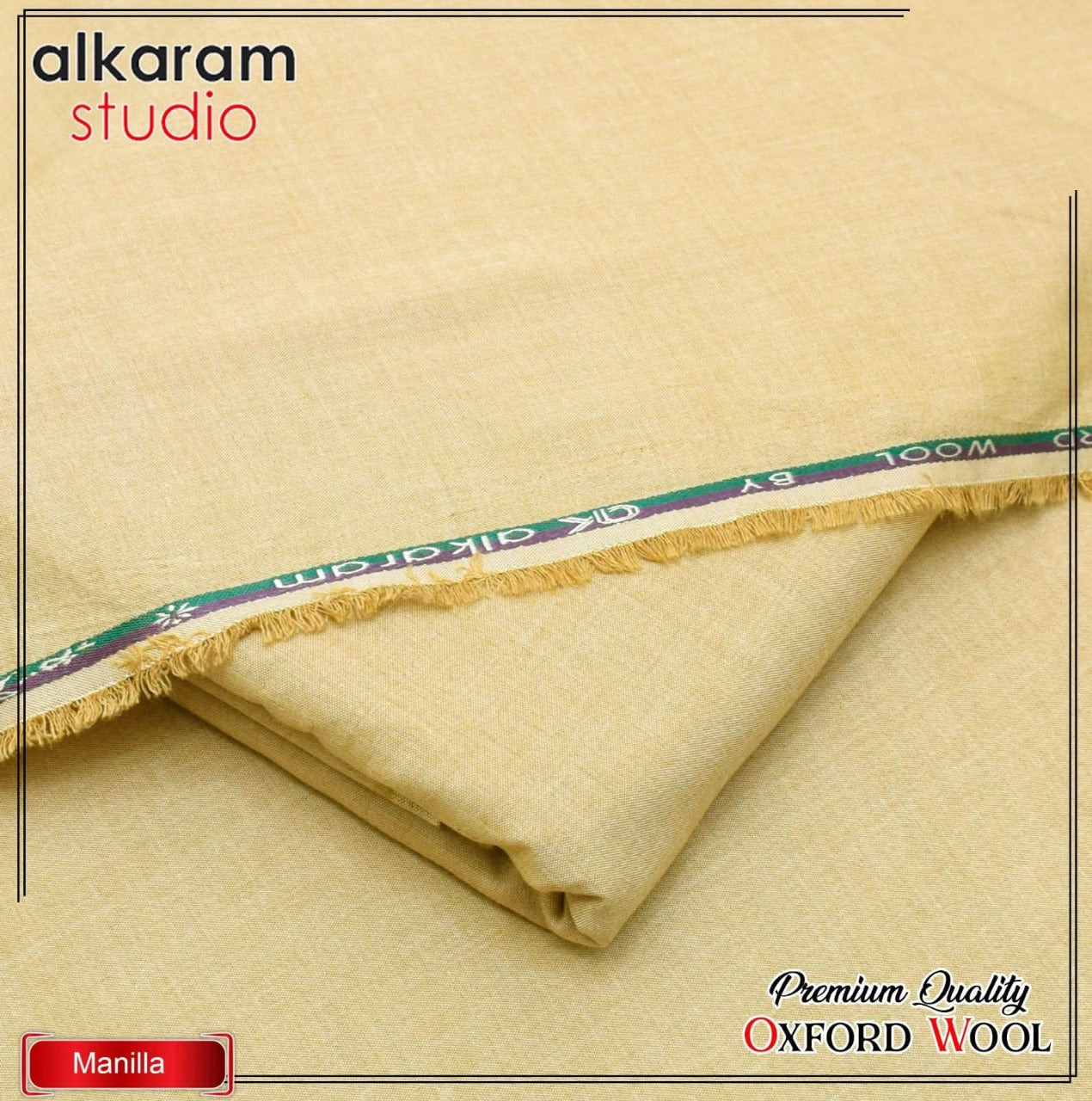 Alkaram Winter Unstitch Premium – Soft Pashmina Wool Fabric AKW 549