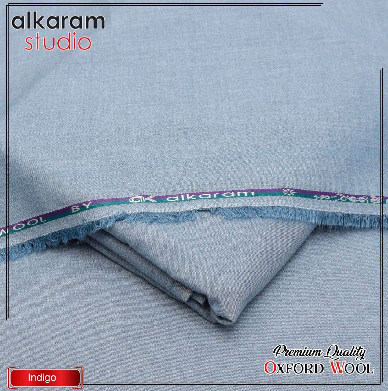 Alkaram Winter Unstitch Premium – Soft Pashmina Wool Fabric AKW 555
