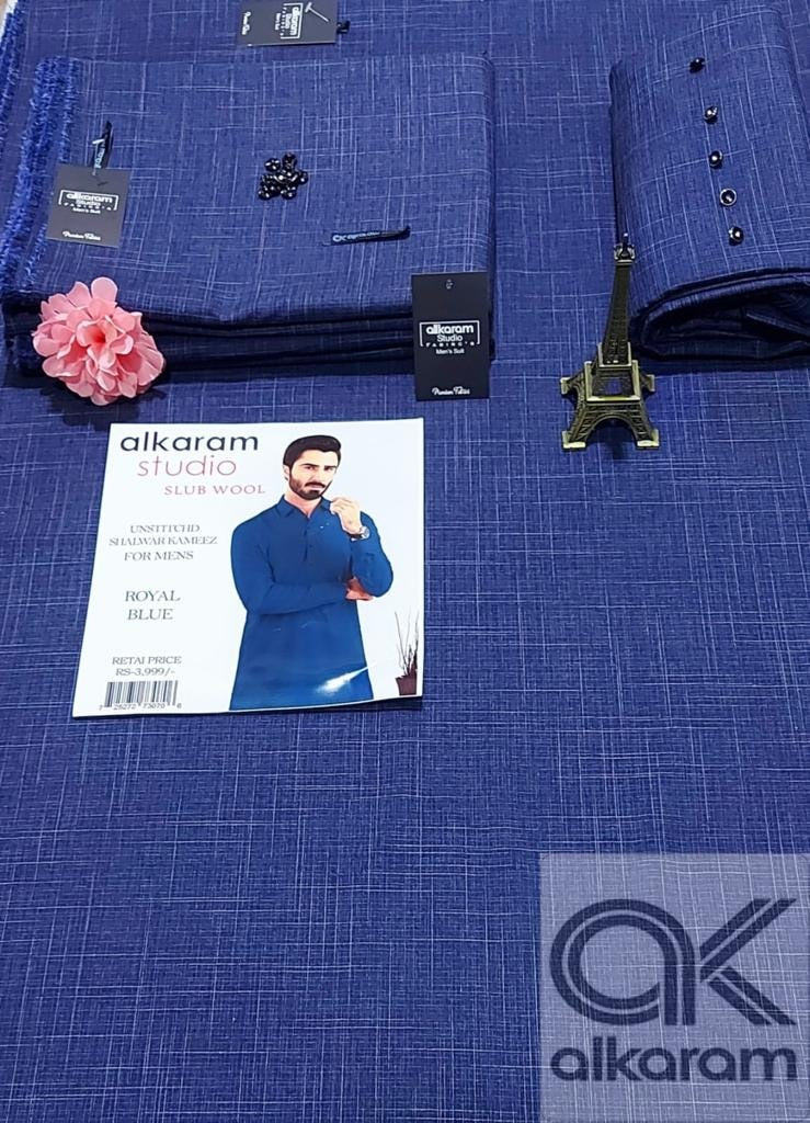 Alkaram Winter Unstitch Premium – Soft Pashmina Wool Fabric AKW 594