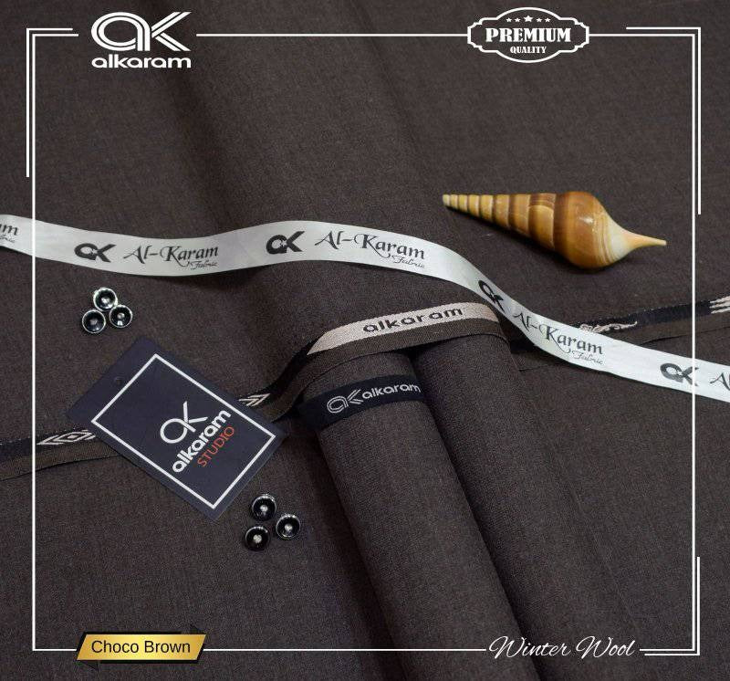 Alkaram Winter Unstitch Premium – Soft Pashmina Wool Fabric AKW 597