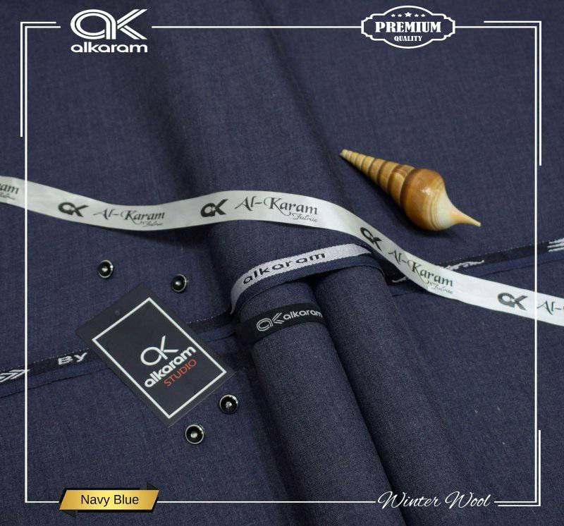 Alkaram Winter Unstitch Premium – Soft Pashmina Wool Fabric AKW 596