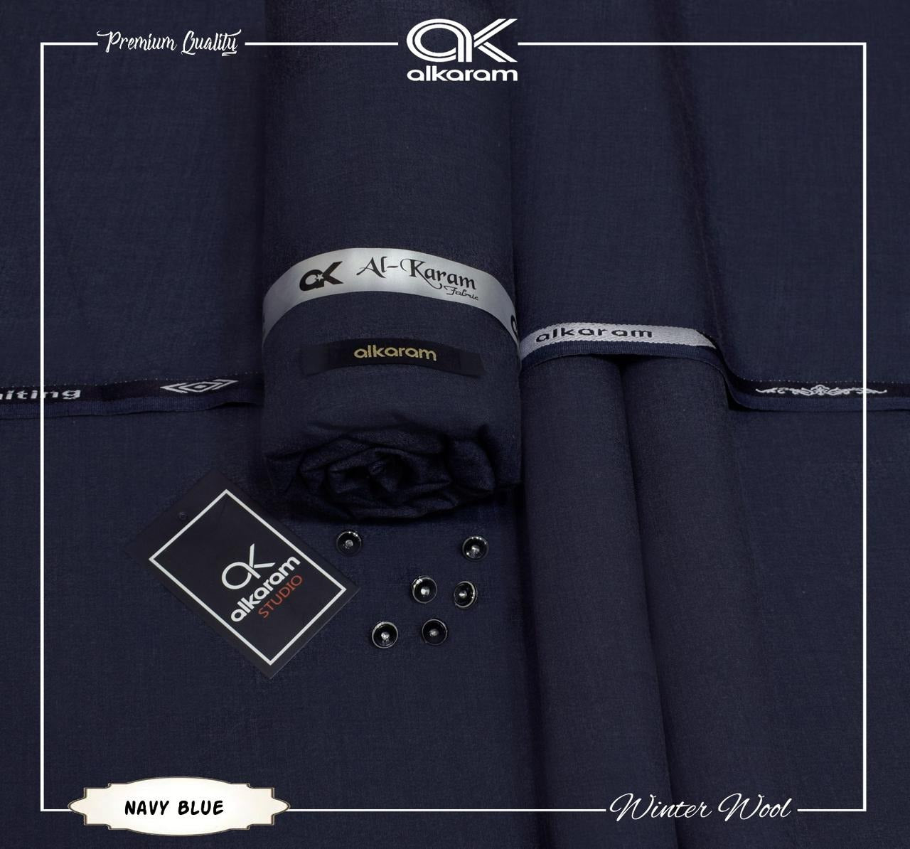 Alkaram Winter Unstitch Premium – Soft Pashmina Wool Fabric AKW 600